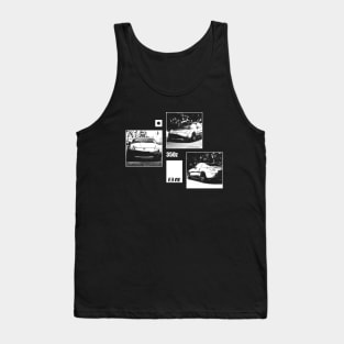 NISSAN 350Z Black 'N White Archive (Black Version) Tank Top